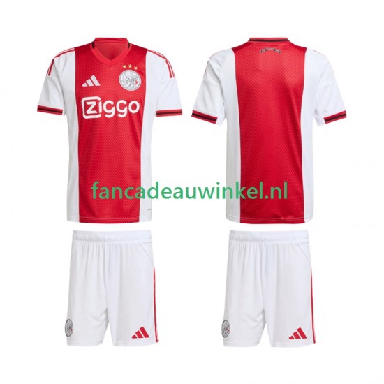 AFC Ajax Wedstrijdshirt met Korting Thuis Kind 2025-26 Korte Mouw