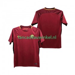 AS Roma Wedstrijdshirt met Korting 2017-2018 Retro Thuis Heren Korte Mouw