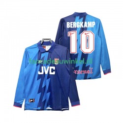 Arsenal Wedstrijdshirt met Korting Bergkamp 10 1995 1996 Retro Uit Heren Lange Mouw