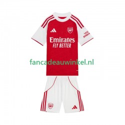 Arsenal Wedstrijdshirt met Korting Thuis Kind 2025-26 Korte Mouw