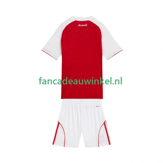 Arsenal Wedstrijdshirt met Korting Thuis Kind 2025-26 Korte Mouw