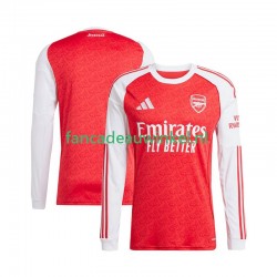 Arsenal Wedstrijdshirt met Korting Thuis Heren 2025-26 Lange Mouw