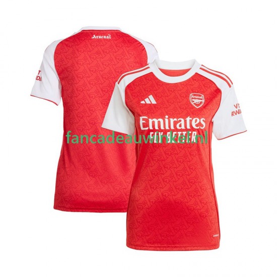 Arsenal Wedstrijdshirt met Korting Thuis Dames 2025-26 Korte Mouw