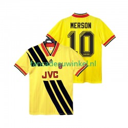 Arsenal Wedstrijdshirt met Korting MERSON 10 1993 Retro Uit Heren 1994 Korte Mouw
