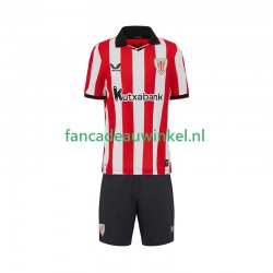 Athletic Bilbao Wedstrijdshirt met Korting Thuis Kind 2025-26 Korte Mouw