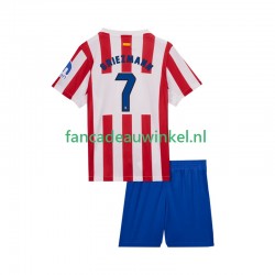 Atlético Madrid Wedstrijdshirt met Korting Antoine Griezmann 7 Thuis Kind 2025-26 Korte Mouw