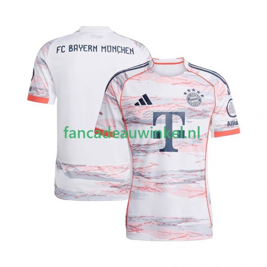 FC Bayern München Wedstrijdshirt met Korting Uit Heren 2025-26 Korte Mouw
