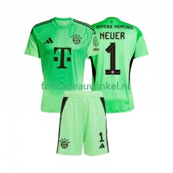 FC Bayern München Wedstrijdshirt met Korting Manuel Neuer 1 Keepersshirt Thuis Kind 2025-26 Korte Mouw