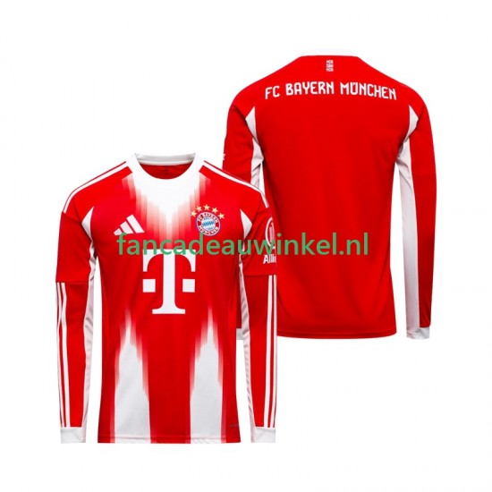 FC Bayern München Wedstrijdshirt met Korting Thuis Heren 2025-26 Lange Mouw