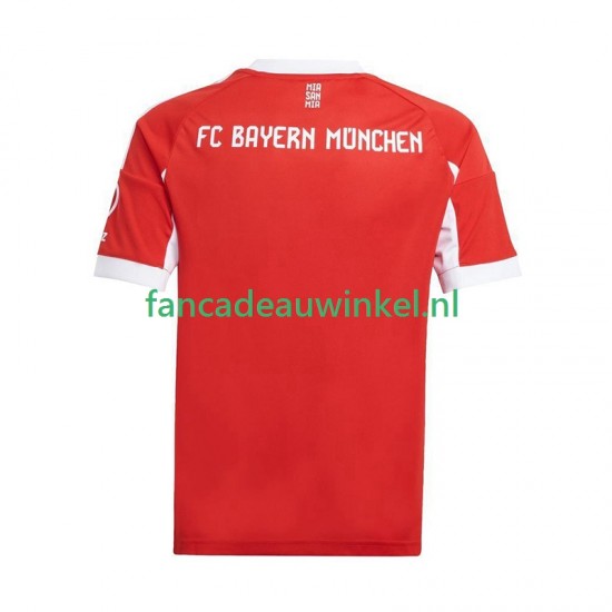 FC Bayern München Wedstrijdshirt met Korting Thuis Heren 2025-26 Korte Mouw