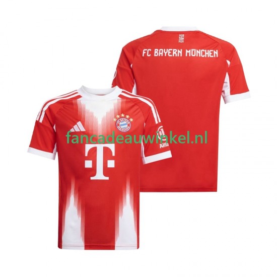 FC Bayern München Wedstrijdshirt met Korting Thuis Heren 2025-26 Korte Mouw