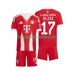 FC Bayern München Wedstrijdshirt met Korting Michael Olise 17 Thuis Kind 2025-26 Korte Mouw