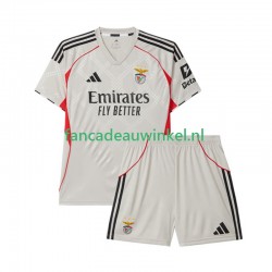 Benfica Wedstrijdshirt met Korting Uit Kind 2025-26 Korte Mouw