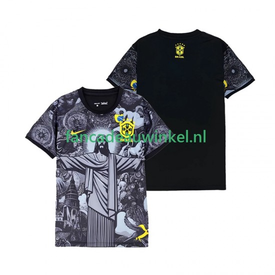 Brazilië Wedstrijdshirt met Korting Cheist the Redeemer Thuis Heren 2024 Korte Mouw