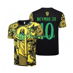 Brazilië Wedstrijdshirt met Korting Neymar JR 10 Jesus Thuis Heren 2024 Korte Mouw