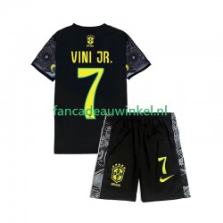 Brazilië Vinicius Junior 7 Cheist the Redeemer Football Shirts Thuis Kind 2024 Korte Mouw