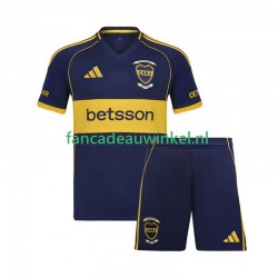 CA Boca Juniors Wedstrijdshirt met Korting Thuis Kind 2025-26 Korte Mouw