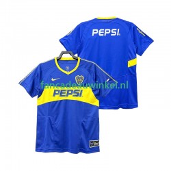 CA Boca Juniors Wedstrijdshirt met Korting 2003 Retro Thuis Heren 2004 Korte Mouw