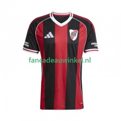 CA River Plate Wedstrijdshirt met Korting Uit Heren 2025 Korte Mouw
