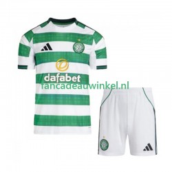 Celtic Wedstrijdshirt met Korting FC Thuis Kind 2025-26 Korte Mouw