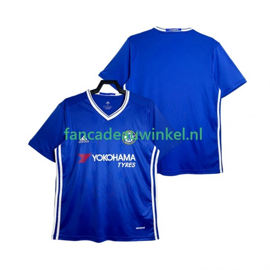 Chelsea Wedstrijdshirt met Korting 2016-2017 Retro Thuis Heren Korte Mouw