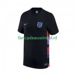 Engeland Wedstrijdshirt met Korting Uit Dames 2025 Korte Mouw