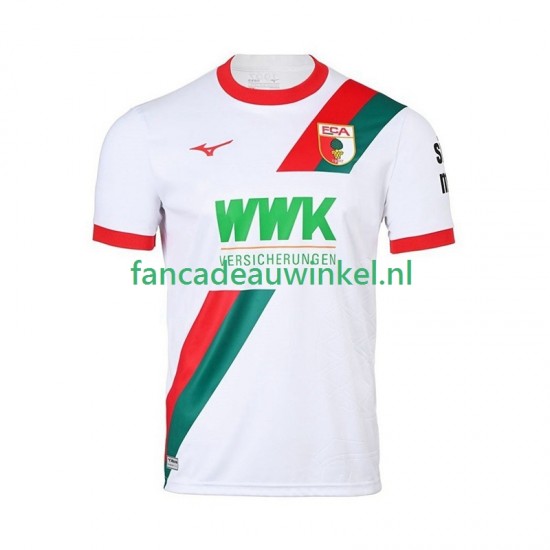 Wedstrijdshirt met Korting FC Augsburg Thuis Heren 2025-26 Korte Mouw