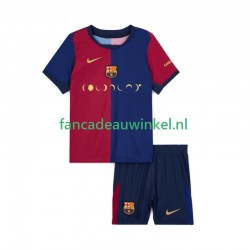 FC Barcelona Wedstrijdshirt met Korting Coldplay Thuis Kind 2024-25 Korte Mouw