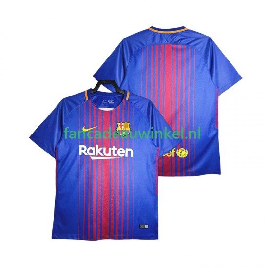 FC Barcelona Wedstrijdshirt met Korting 2017-20168 Retro Thuis Heren Korte Mouw