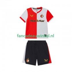 Feyenoord Rotterdam Wedstrijdshirt met Korting Thuis Kind 2025-26 Korte Mouw