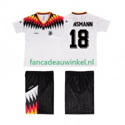 Duitsland Wedstrijdshirt met Korting KLINSMANN 18 Retro Thuis Kind 1994 Korte Mouw