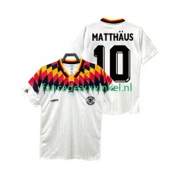 Duitsland Wedstrijdshirt met Korting MATTHAUS 10 Retro Thuis Heren 1994 Korte Mouw
