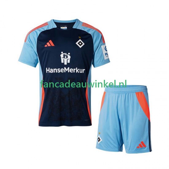 Hamburger SV Wedstrijdshirt met Korting Special Thuis Kind 2025-26 Korte Mouw