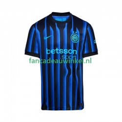 Inter Milan Wedstrijdshirt met Korting Thuis Heren 2025-26 Korte Mouw