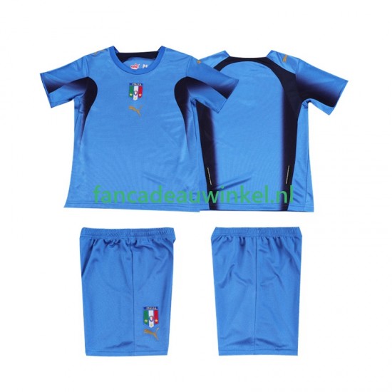 Italië Wedstrijdshirt met Korting Retro Thuis Kind 2006 Korte Mouw