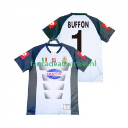 Juventus Wedstrijdshirt met Korting Buffon 1 Keepersshirt Retro Thuis Heren 2002-2003 Korte Mouw
