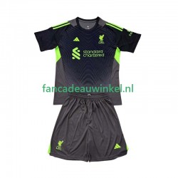 Liverpool Wedstrijdshirt met Korting Keepersshirt Thuis Kind 2025-26 Korte Mouw