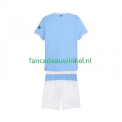 Manchester City Wedstrijdshirt met Korting Thuis Kind 2025-26 Korte Mouw