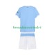Manchester City Wedstrijdshirt met Korting Thuis Kind 2025-26 Korte Mouw
