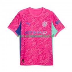 Manchester City Wedstrijdshirt met Korting Keepersshirt Uit Heren 2025-26 Korte Mouw