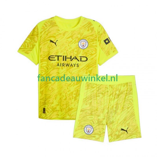 Manchester City Wedstrijdshirt met Korting Keepersshirt 3rd Kind 2025-26 Korte Mouw