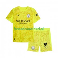 Manchester City Wedstrijdshirt met Korting Ederson Moraes 31 Keepersshirt 3rd Kind 2025-26 Korte Mouw