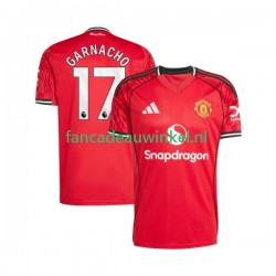 Manchester United Wedstrijdshirt met Korting Alejandro Garnacho 17 Thuis Heren 2025-26 Korte Mouw