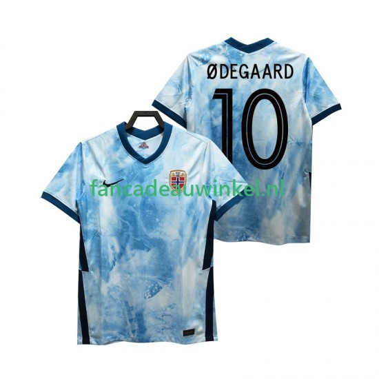 Noorwegen Wedstrijdshirt met Korting ODEGAARD 10 2020-2021 Uit Heren Korte Mouw