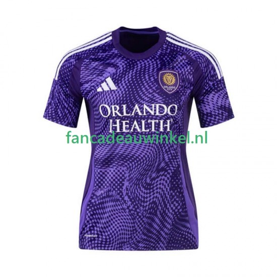 Wedstrijdshirt met Korting Orlando City Thuis Heren 2025-26 Korte Mouw