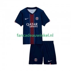 Paris Saint-Germain Wedstrijdshirt met Korting Thuis Kind 2025-26 Korte Mouw