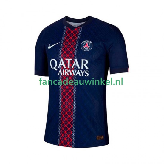 Paris Saint-Germain Wedstrijdshirt met Korting Thuis Heren 2025-26 Korte Mouw