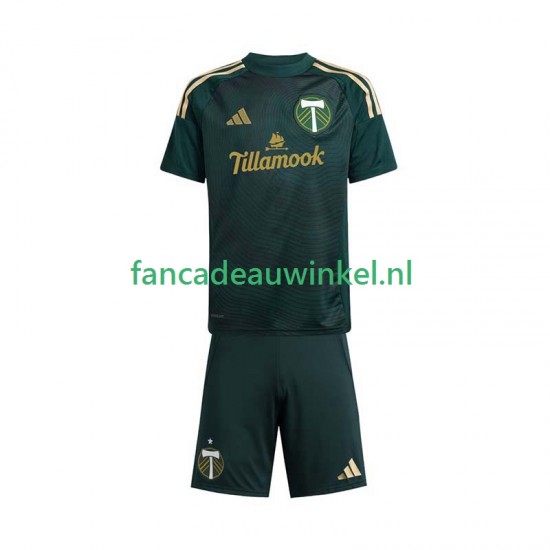 Portland Timbers Wedstrijdshirt met Korting Thuis Kind 2025 Korte Mouw
