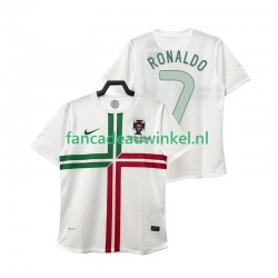 Portugal Wedstrijdshirt met Korting Cristiano Ronaldo 7 2012 Retro Uit Heren Korte Mouw