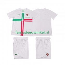 Portugal Wedstrijdshirt met Korting 2012 Retro Uit Kind Korte Mouw
